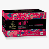 HORLEY ANTIOX Infusion de manzana, escaramujo, acai, goji y vitamina C.  3 cajitas de 20 sobres
