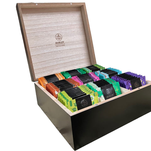 Horley Caja de Madera con surtido de 90 sobres