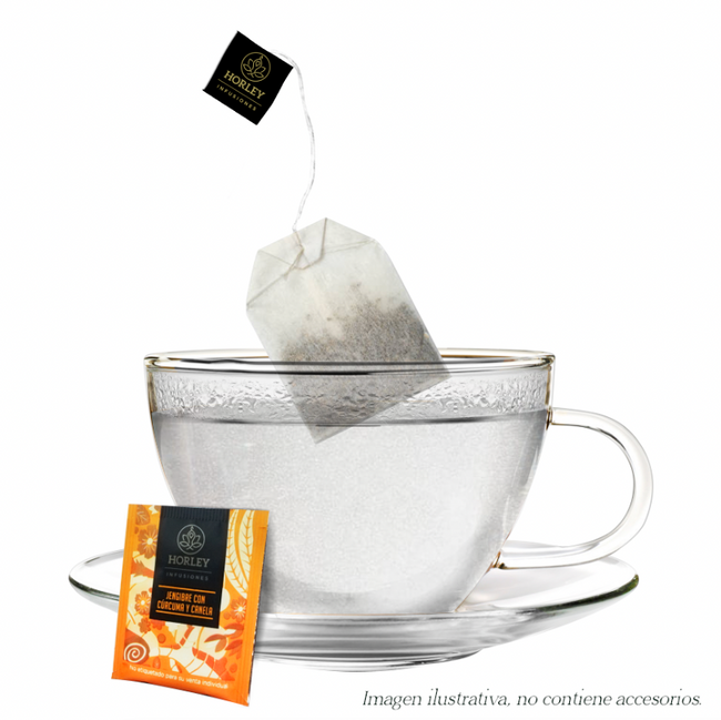 Horley Infusión de Jengibre con Cúrcuma y Canela