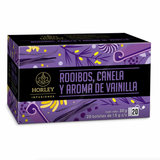 Horley Infusión de Rooibos, Canela y Aroma de Vainilla - 3 cajitas de 20 sobres