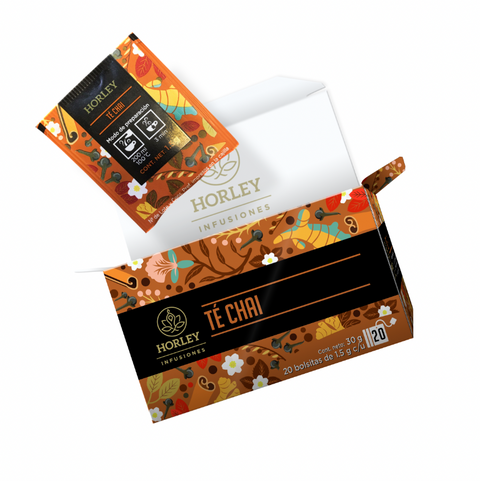 Horley Té Chai - 3 cajas con 20 sobres