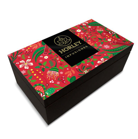Horley Caja de madera edición especial Roja con Surtido 60 sobres